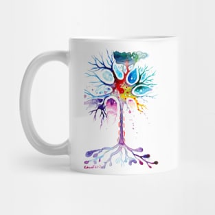 Colorful neuron Mug